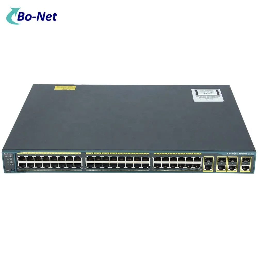 

Original Used WS-C2960G-48TC-L 48 Port 10/100/1000 Gigabit Network Switch 4T/SFP Uplinks