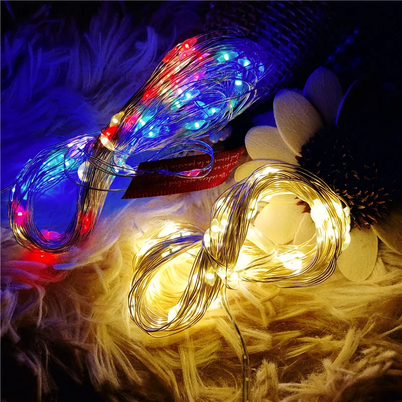 Decorations Home 2020 New Year Garland Fairy String Light for Ornaments Christmas Tree Decoration Kerst.