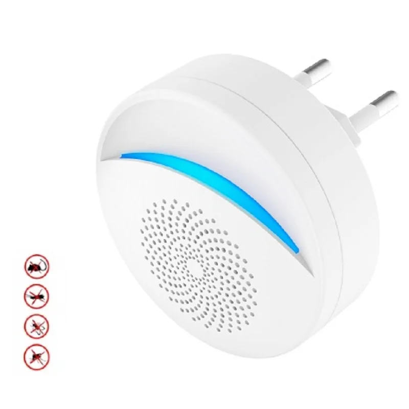 

Hot sale Ultrasonic Pest Repeller indoor Mosquito Repellent with US/EU/UK plug in Pest Repeller Safe for Baby