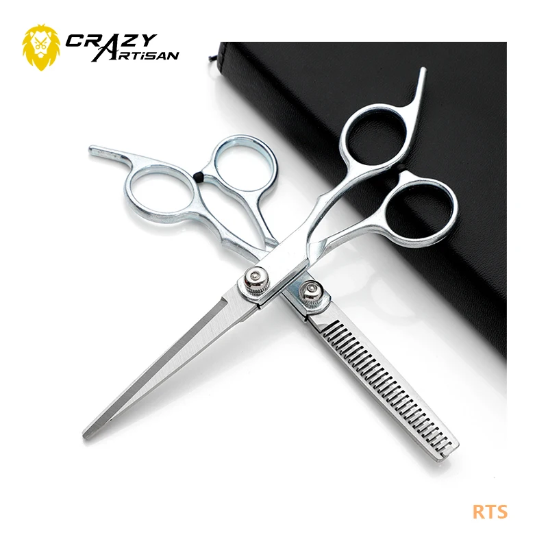 

Crazy Artisan 2021 new material SUS440C professional hairdressing scissors rock hair scissors tesoura cabeleireiro