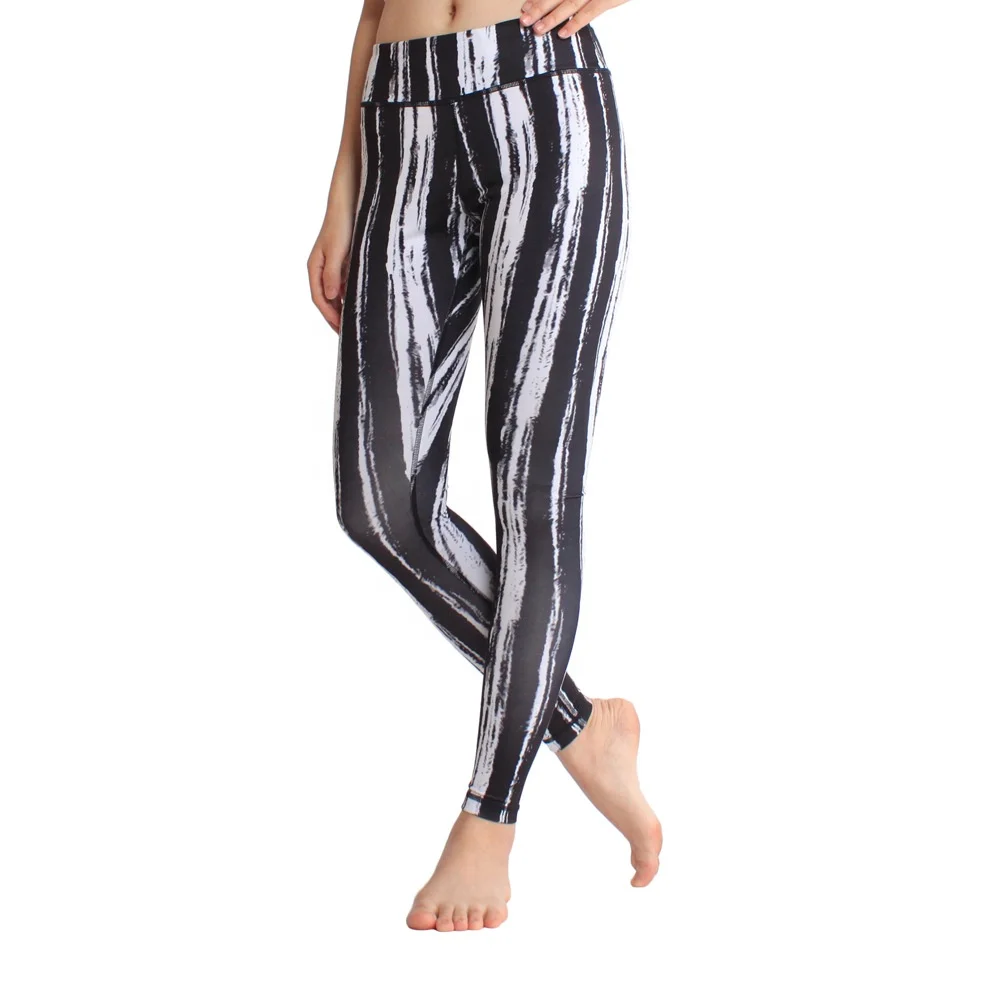 New sports yoga  print  butt lifting pants large casual plus size women yoga leggings