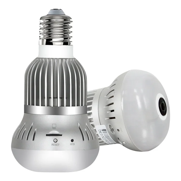 

1.3 Million Light Bulb Panoramic 360 Degrees Fisheye Lens Surveillance Wireless Camera