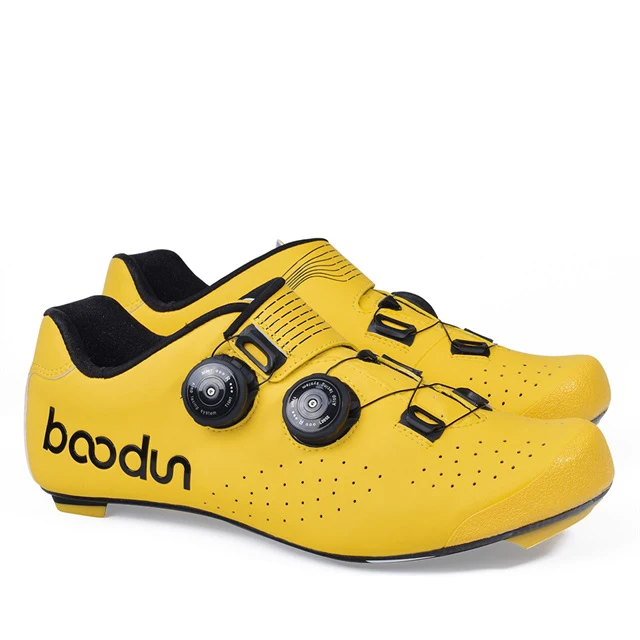 

2019 Fashion Boodun sports Highway mountain cycling bike road shoes from cycling fans, Black ,yellow,red