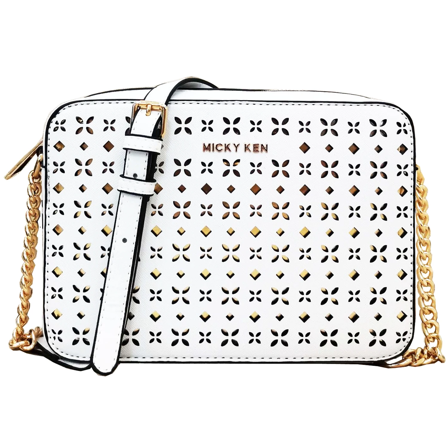 

Hollow out small square bag female 2020 new Korean version fashion personality contracted shoulder cross-body bag
