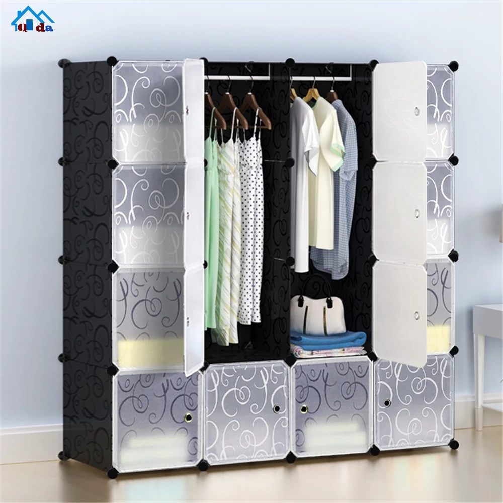 
Foldable Bedroom Wardrobe Pictures Folding Cabinet Fabric Cloth Storage Wardrobe Designs 