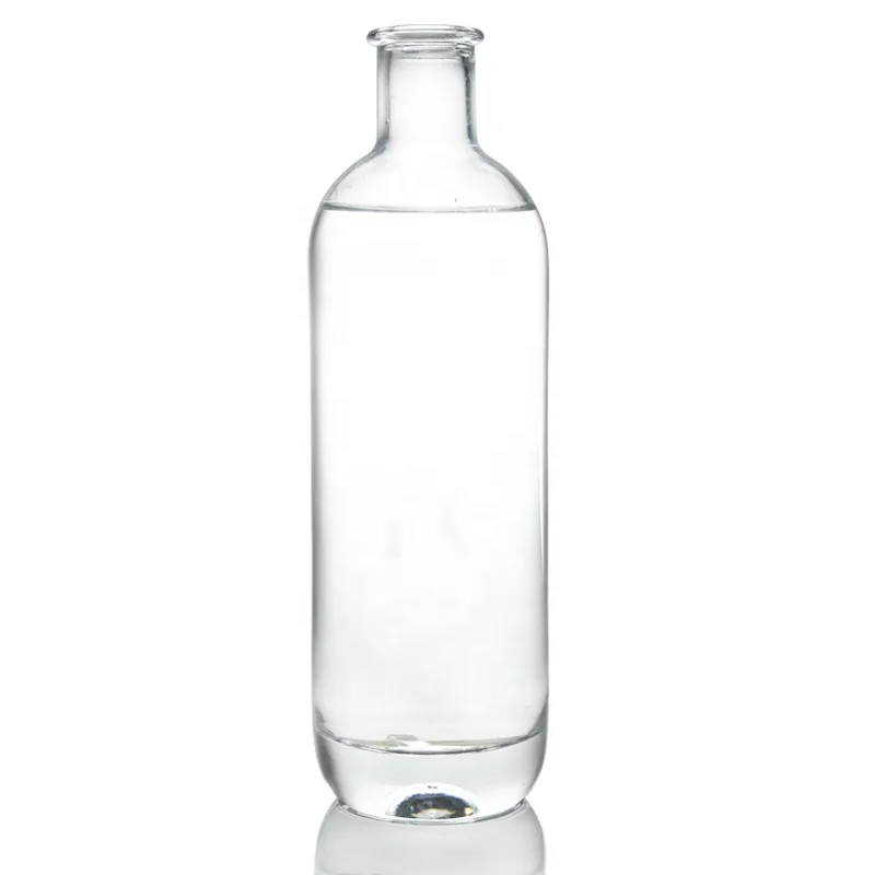 

350Ml 500Ml 700Ml 750Ml 1000Ml Classic Design Custom Capacity Empty Smooth Vodka Gin Rum Liquor Glass Bottle