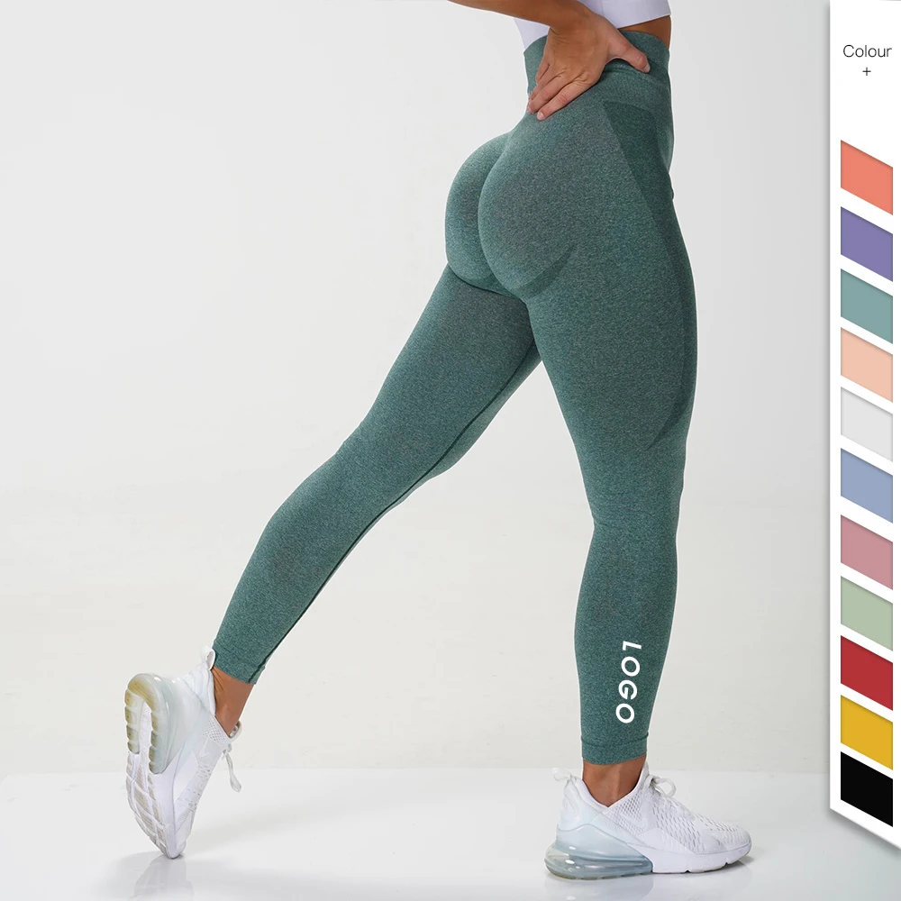 

Private Label Seamless Factory Fitness Yoga Wear High Waist Gym Leggings Anti Cellulite Yoga Pant Scrunch Butt Seamless Leggings, Customized colors