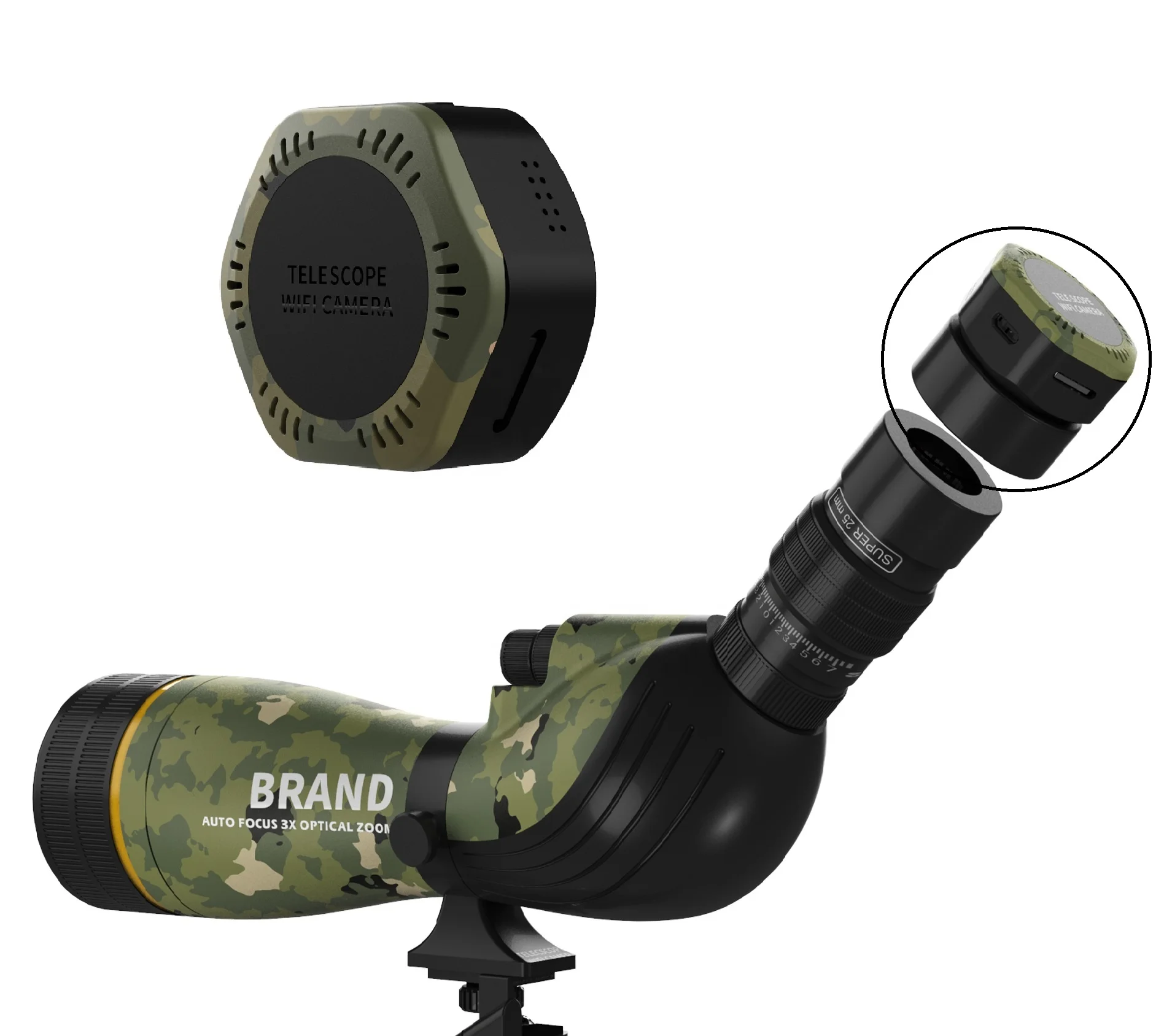 

Universal Cell Phone Photography Adapter Camera Scope Eyepiece Attachment/ Adapter Sleeve WiFi Imaging Camera T18