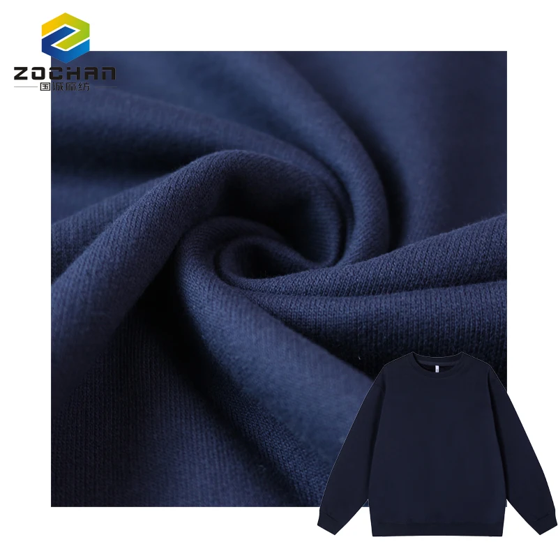 

factory 100% cotton terry French terry Sustainable wicking knitted fabric for winter Garment hoodie clothing