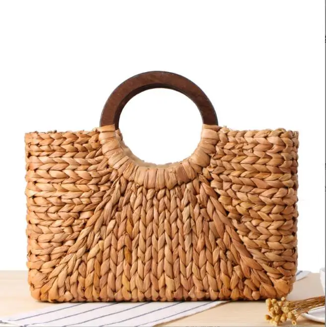 

Summer Handmade Round Rattan straw crossbody Bag woven circle handbag with leather strap Bali