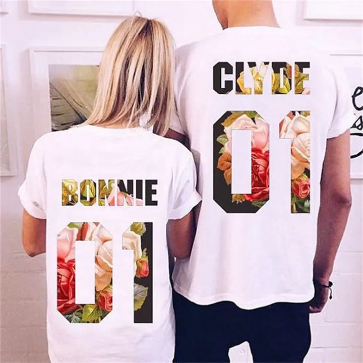 

family matching clothing custom tshirts for couple