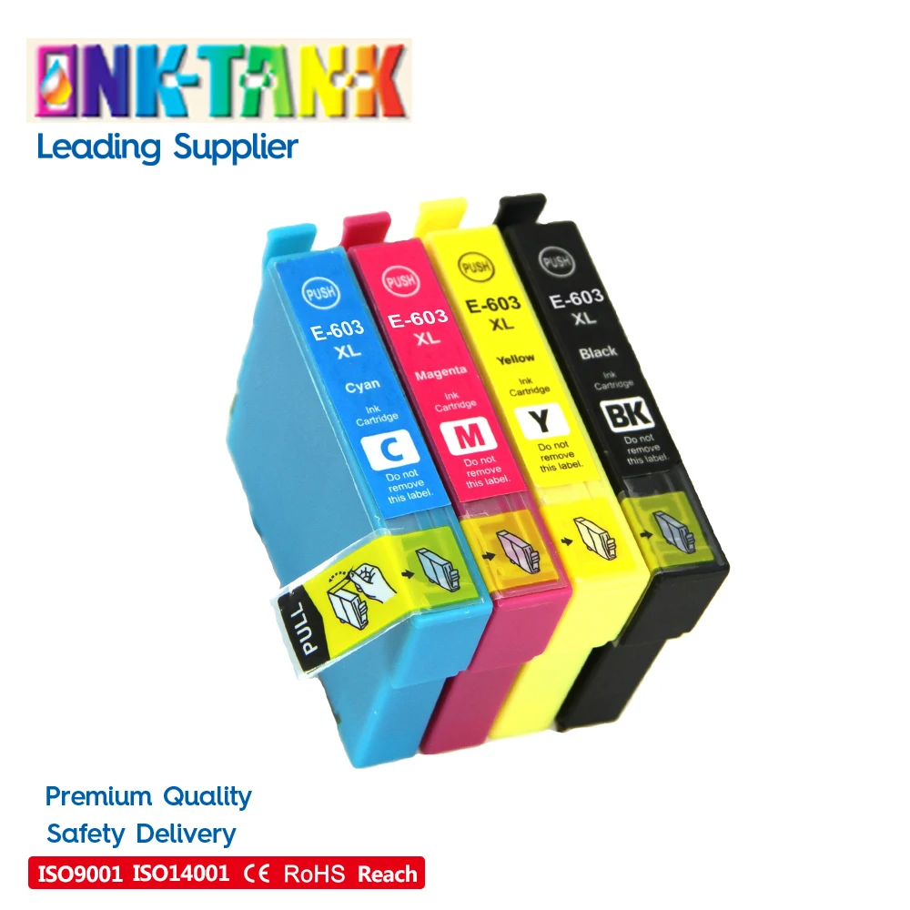

INK-TANK 603 T603 603XL T603XL Premium Color Compatible InkJet Ink Cartridge for Epson XP 2100 XP-3100 XP-4100 XP-4105 Printer