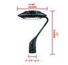 RISELITE high quality decorative pole light led lighting 100w garden lamp