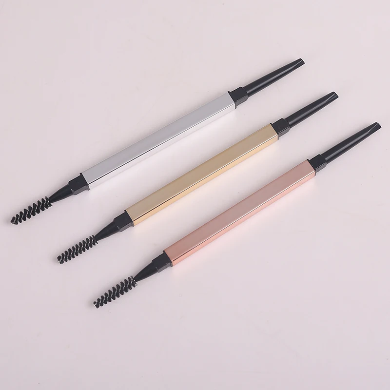 

No logo eyebrow pencil no brand , 2 in 1 microblading eyebrow pencil with special brush