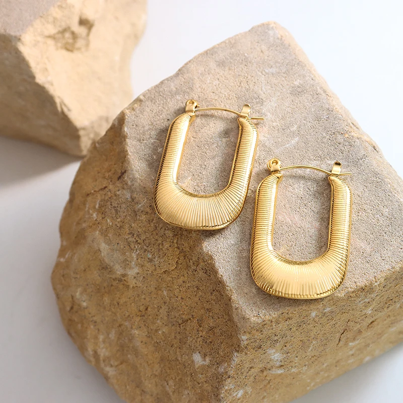 

Designer earrings geometric U-shaped exaggerated hot earrings for women