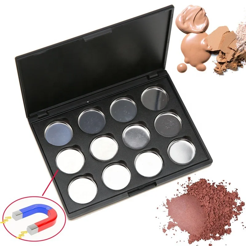 

No Label Diy 12 Holes Make Your Own Brand Makeup Empty Magnetic Eyeshadow Palette