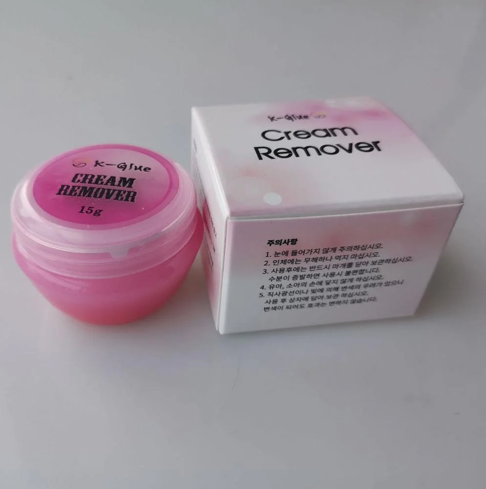 

Lash Cream Remover 15g Eyelash Extension Glue Remover Fast and Safety Eyelash Adhesive Debonder, Pink