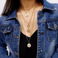 

Fashion gold layered necklace For Women Wholesale N99060