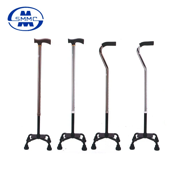 
aluminum four feet walking stick for disabled and old man 