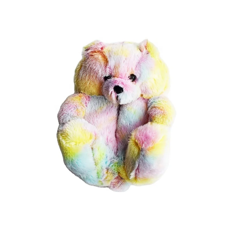 

Spring Women's Light Weight Bedroom Shoes Plush Multi-color Bear Slippers Cheap Shipping Bulk For Ladies and Girls, 22 colors