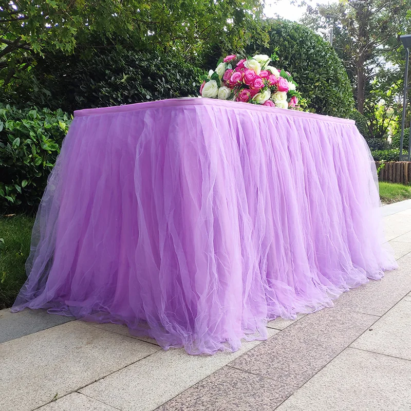 
Wedding Table Decoration TuTu Table skirt Table Cover 