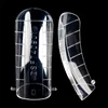 Gel nail form Straight side Aritificial finger tips transparent dual form reuse style