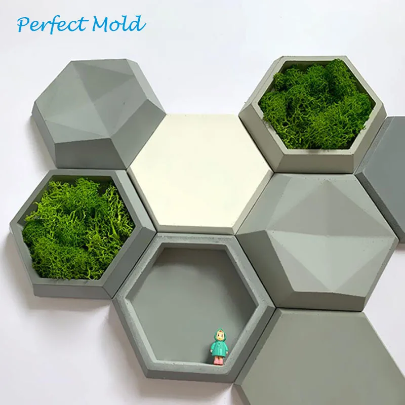 

3703 3d silicone wall decoration mould terrazzo cement concrete form wall mold, Picture