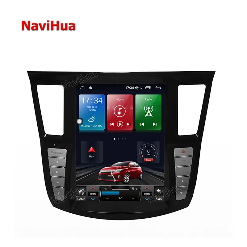 

NAVIHUA Car Radio Multi-touch Screen For For Infiniti JX35/QX60 Auto Electronics Multimedia Car Dvd Player Gps Navi 128GB 4GSIM