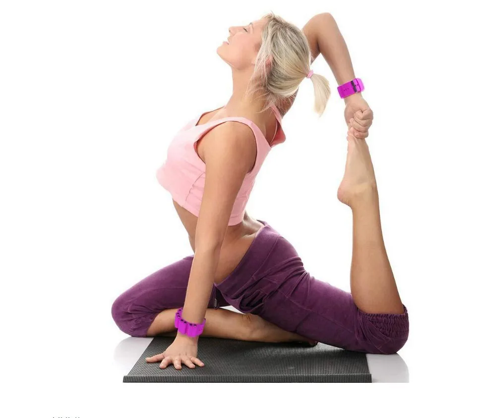 

Weight-bearing fitness wristband Silicone Adjustable Weight Bracelet Strap Wrist Weight-bearing Bracelet For Exercise Yoga, Multiple colour