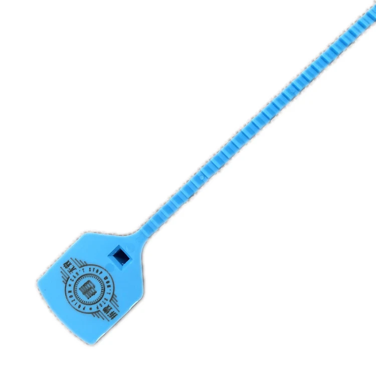 

Signage tie 200mm Plastic Seal Tag with number and logo, Red,yellow,white or customized