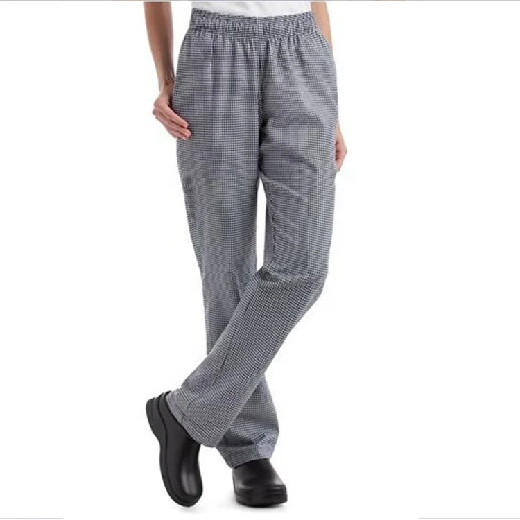 Black And White Check Chef Trousers Modern Fit Women Chef Pantsv - Buy ...