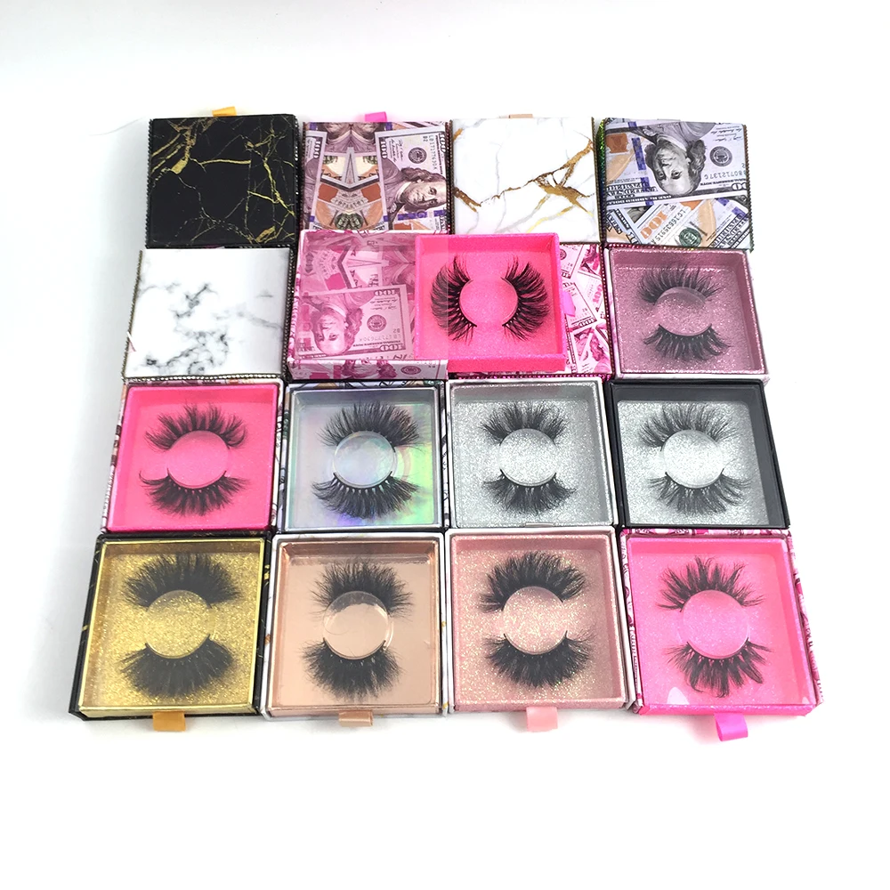 

Lashes 3D Wholesale False Magnetic Eyelashes Vendor factory Sale Mink Fur Eyelash 100% handmade Russian lashes, Black color