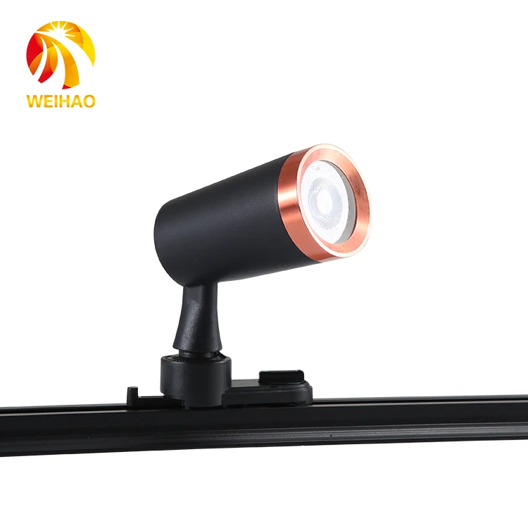 
2020 Wholesale Modern Store Home Black White Adjustable Cob 3W Gu10 Led Track Lights 