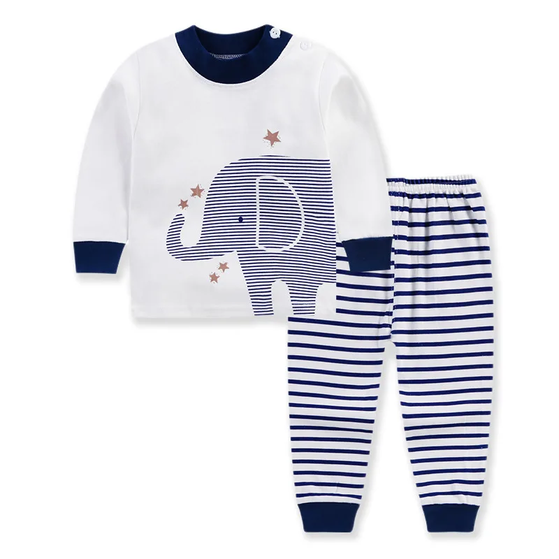 

infant cartoon baby clothes sets long t-shirt and pants set clothes baby