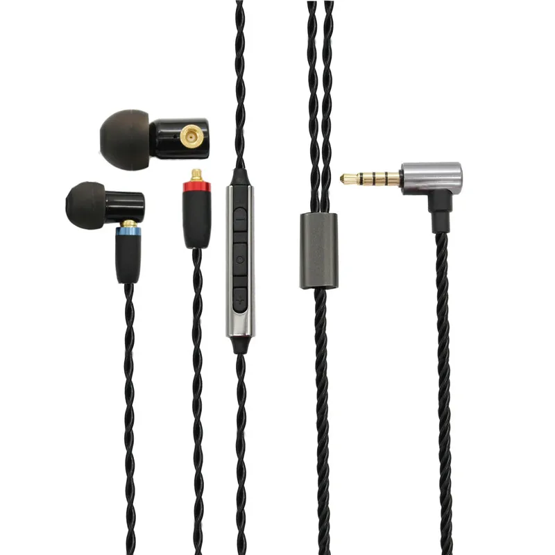 

new arrival mmcx in-ear wired earphone for mobile phone connector with SE215 SE535SE325/UE900