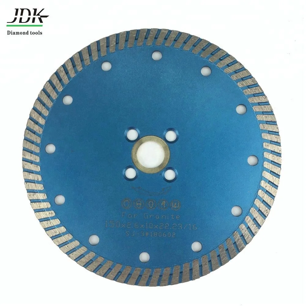 
6 Inch Turbo DIamond Dry Cutting Saw Blade For Granite 