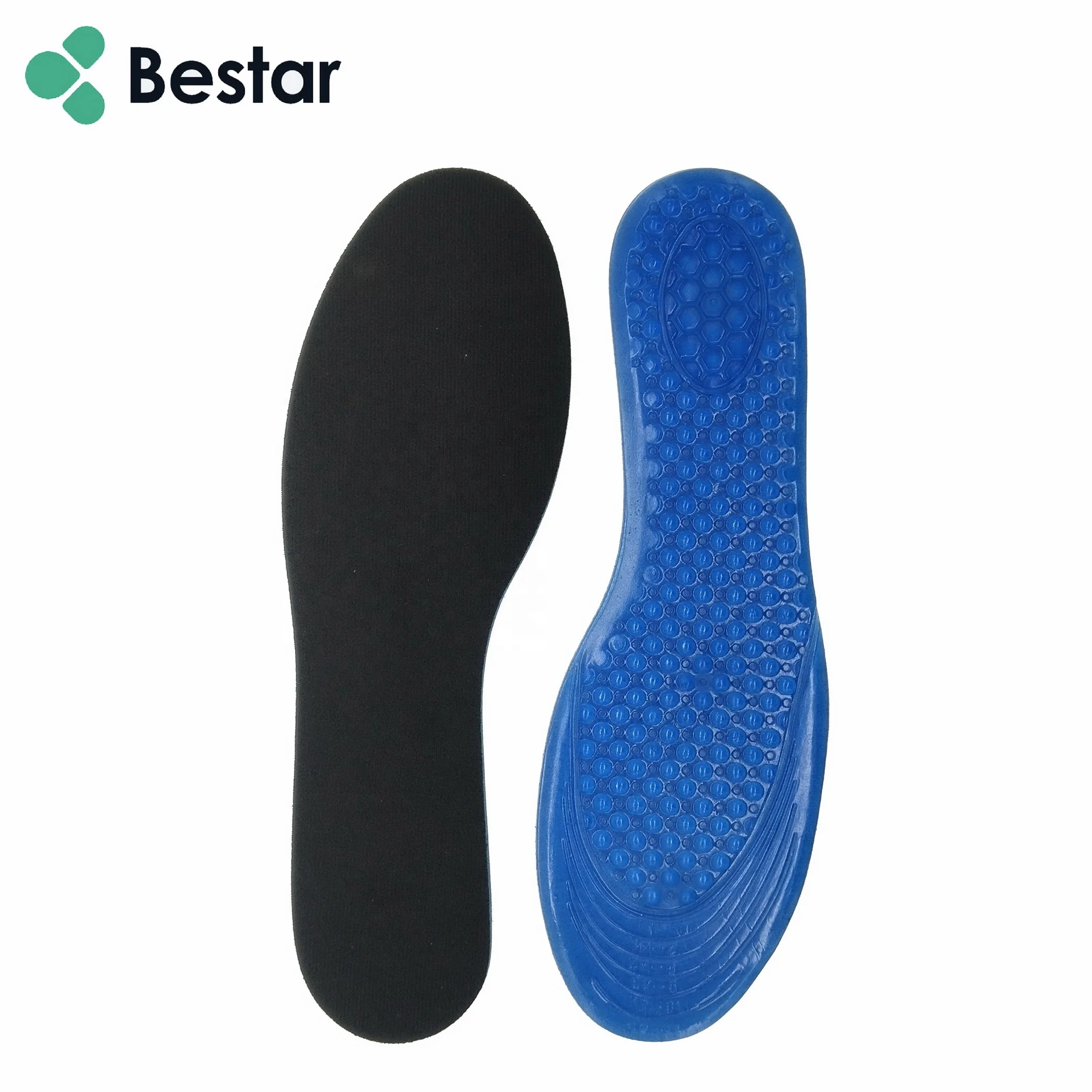 

Factory Wholesale High Elastic Shock Absorption Honeycomb Sports Insole Silicone Gel Pad Socks Heel Pads Insole, As photo or customized