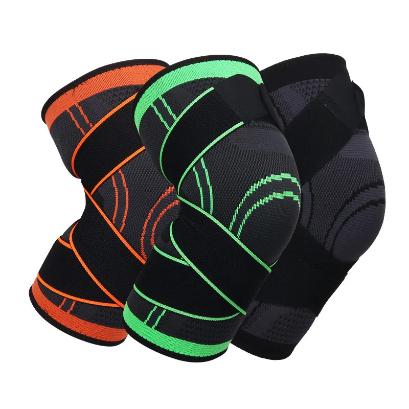 

Hot Sale Elastic Nylon Sport Compression Sleeve Non-Slip Knee Brace Compression Sleeve Sports Knee Pad for Basketball