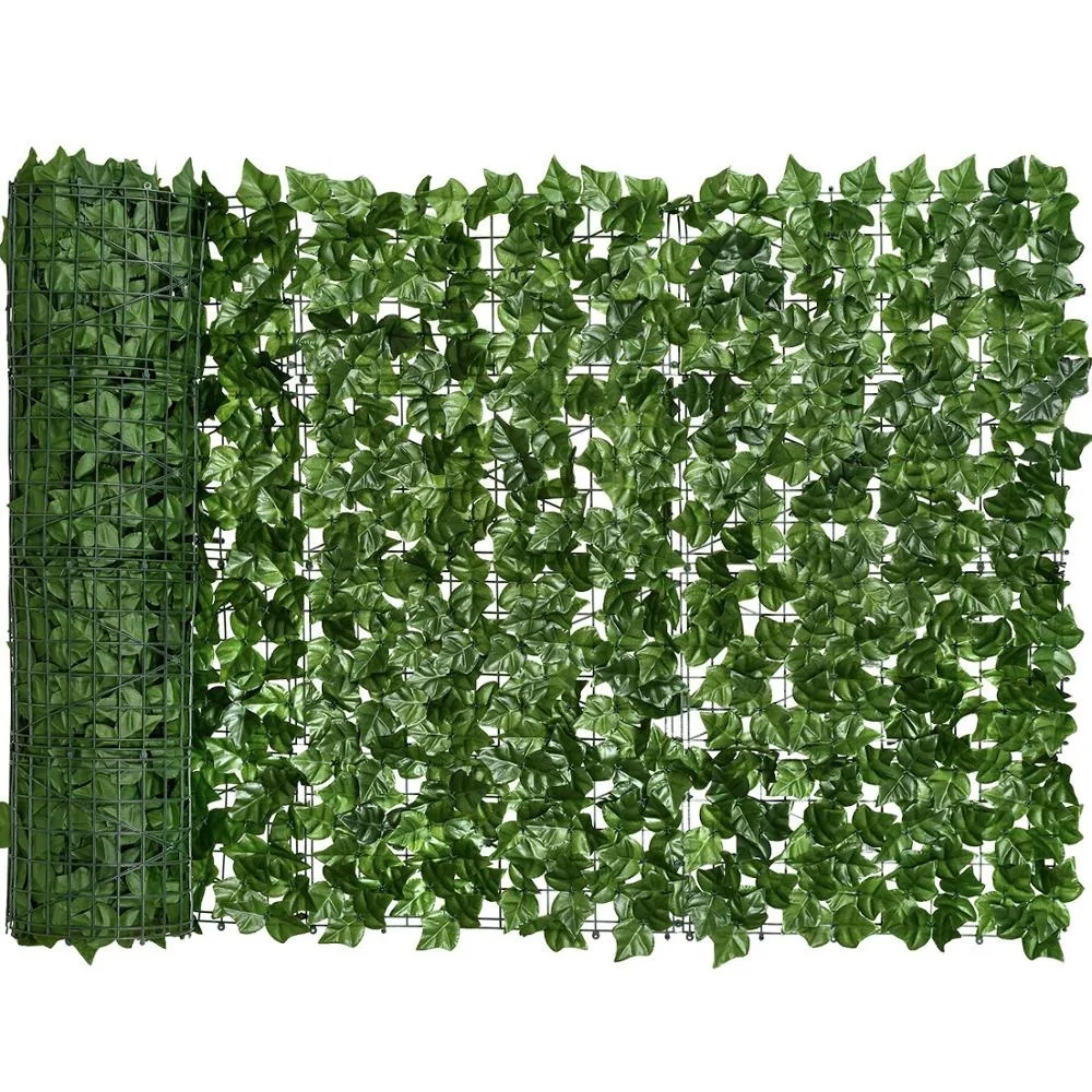 

Fade-Resistant Artificial Ivy Privacy Fence Screen Plastic Green Leaf Fence For Outdoor Decor