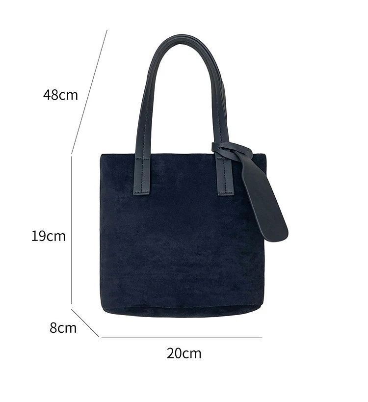 

Simple and versatile leopard print handbag fashion vintage suede small square bag