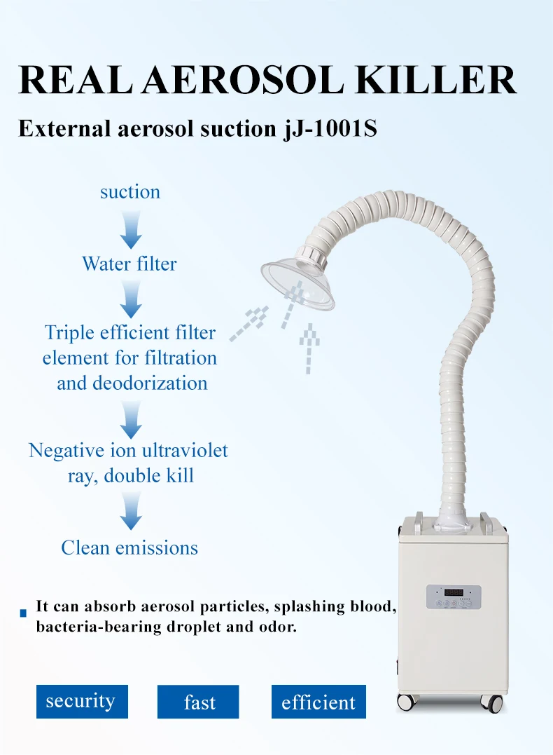 Dental 4layer Filters Aerosol Suction Machine With Uvc Lights Buy
