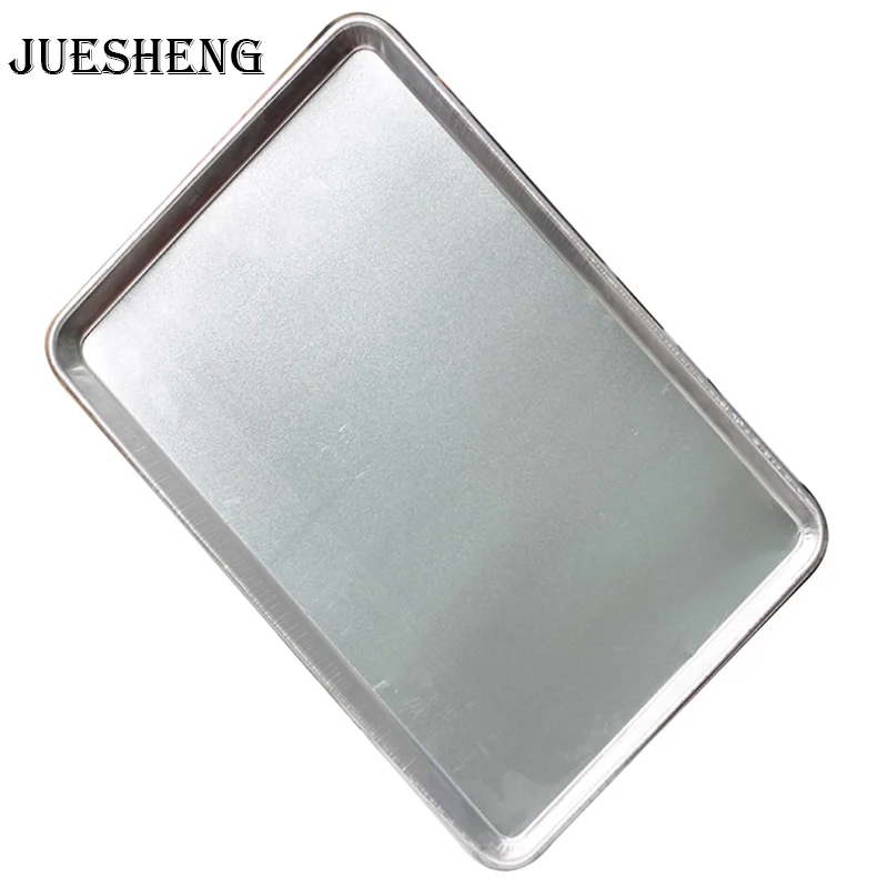 

juesheng Hot Sale Stocked Aluminum Baking Tray Bakeware, Silver