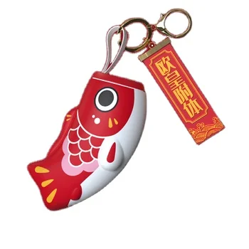 

2021 new cute super fast charge PDQC3.0 koi fish 22.5W output 9800MAH power bank, Red, black, blue, white