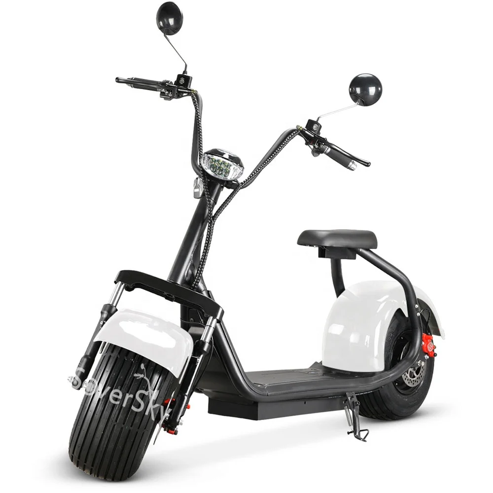 

SoverSky Europe stock EEC approved new 2 wheel Classic electric scooter 60v 20ah 2000w/3000w motorcycle citycoco motos electric
