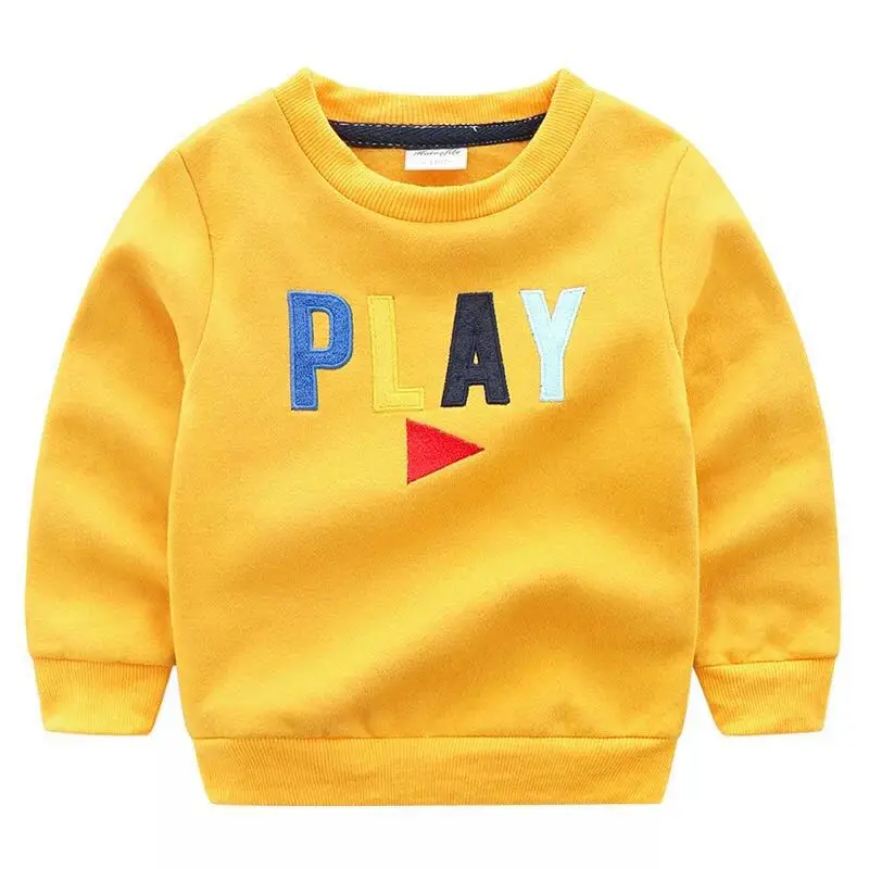
Wholesale Good Price O-neck 100% Cotton Plain Custom Children Sports Boys Hoodies 
