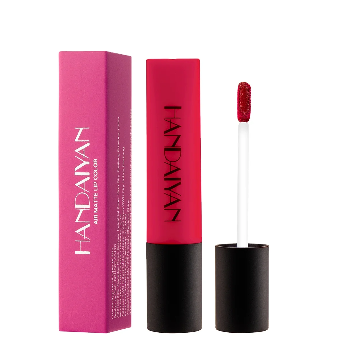 

HANDAIYAN New Design 12 Colors Liquid Air Velvet Lipgloss Long lasting Waterproof Matte Liquid Lipstick
