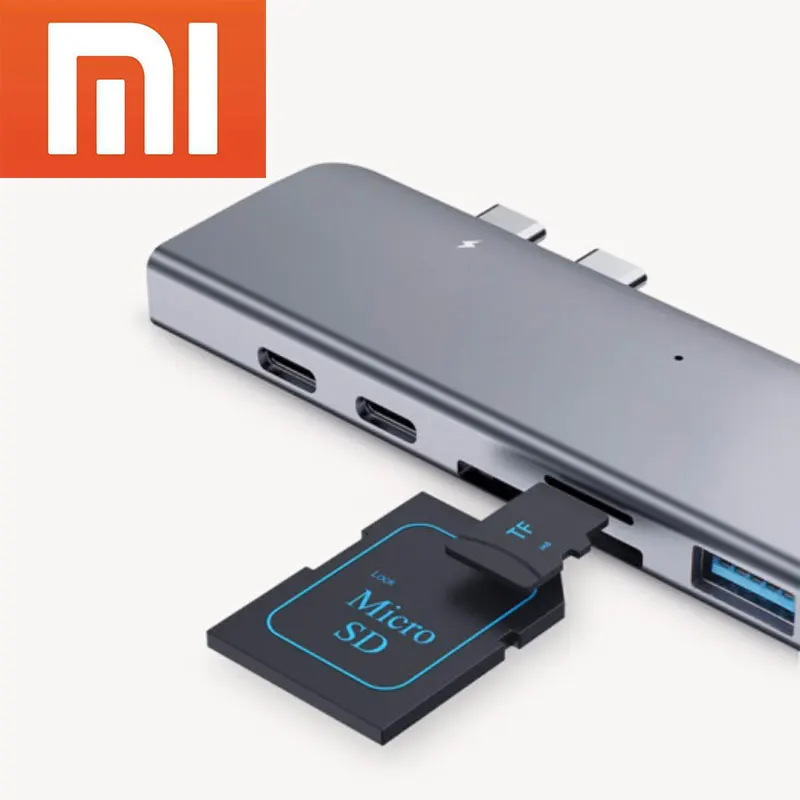 

Xiaomi Youping HAGiBiS Type-C multi-function docking station DC7 Haibeisi HDIM HD USB lightning converter for Macbook