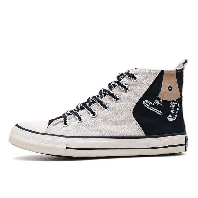 

Wholesale Factory Supply Cheap Casual Shoes Sneakers Canvas Men's Casual Shoes