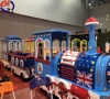 Amusement kids play games electric shopping mall fun ride trackless train for sale