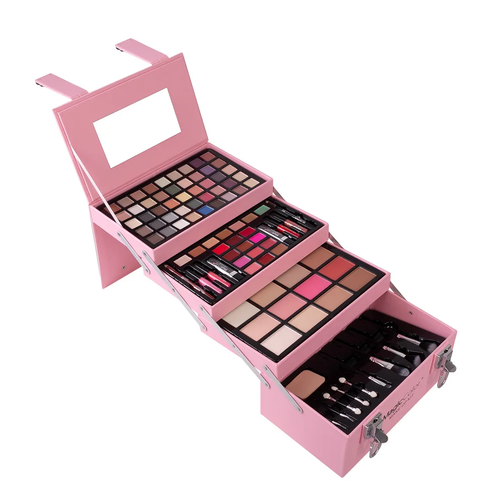 

High quality Miss Young 80 color big complete Professional cosmetic eye shadow palette makeup set for girls